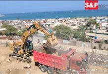 TALARA: obra de drenaje pluvial integral registra 51.5% de avance físico y 63.8% de avance de ejecución de la inversión